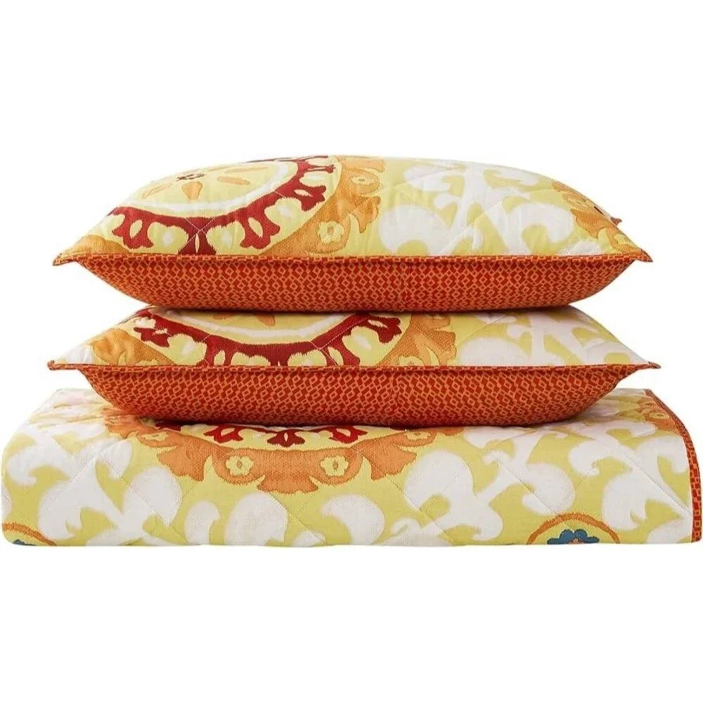 Queen/Full Quilt Set Good Vibes NWT
